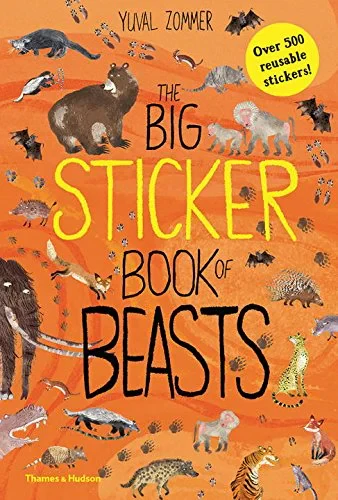 Coperta cărții "The Big Sticker Book of Beasts (Sticker Books)" de autor necunoscut
