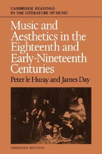 Coperta cărții "Music and Aesthetics in the Eighteenth and Early Nineteenth Centuries (Cambridge Readings in the Literature of Music)" de autor necunoscut