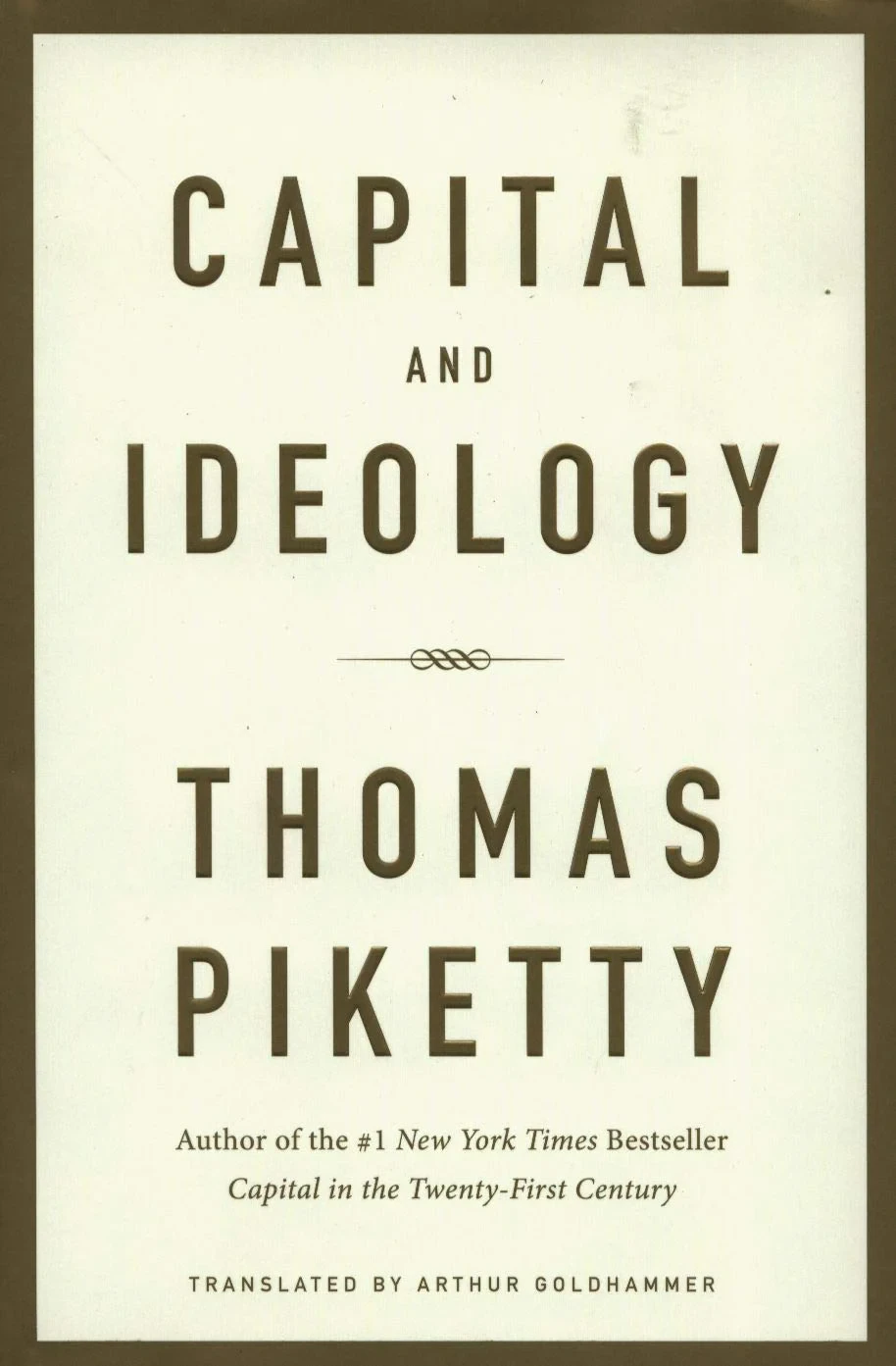 Coperta cărții "Capital and Ideology" de autor necunoscut