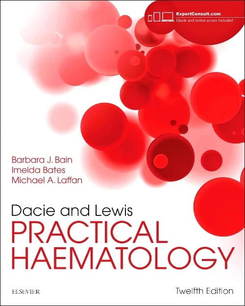 Coperta cărții "Dacie and Lewis Practical Haematology, 12th Edition" de autor necunoscut
