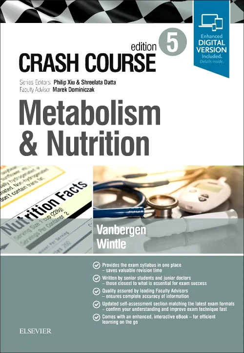 Coperta cărții "Crash Course: Metabolism and Nutrition, 5e" de autor necunoscut
