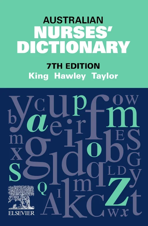 Coperta cărții "Australian Nurses&#039; Dictionary" de autor necunoscut