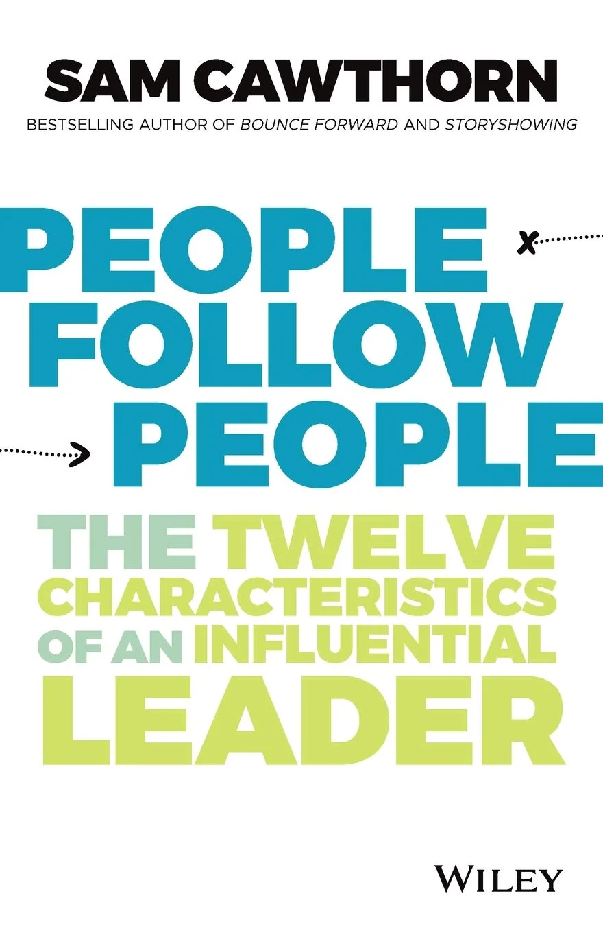 Coperta cărții "People Follow People - The twelve characteristicsof an influential leader" de autor necunoscut