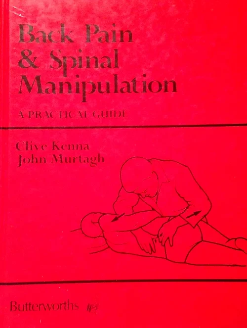 Coperta cărții "Back Pain and Spinal Manipulation" de autor necunoscut