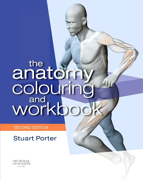 Coperta cărții "The Anatomy Colouring and Workbook" de autor necunoscut