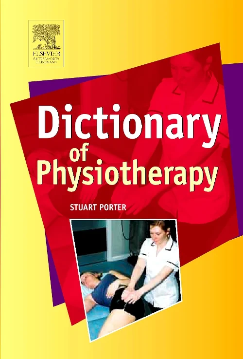 Coperta cărții "Dictionary of Physiotherapy" de autor necunoscut