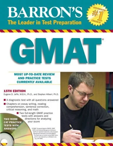 Coperta cărții "Barron's GMAT. Book with CD" de autor necunoscut
