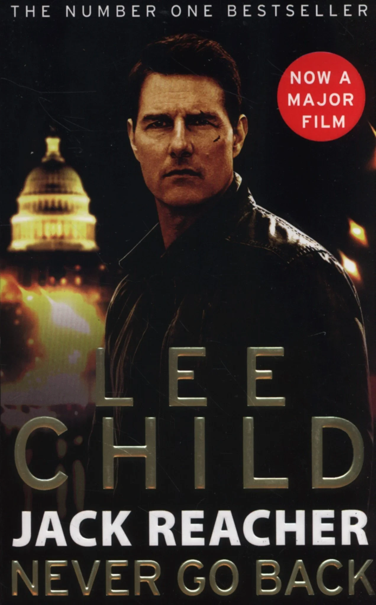 Coperta cărții "Jack Reacher: Never Go Back" de autor necunoscut