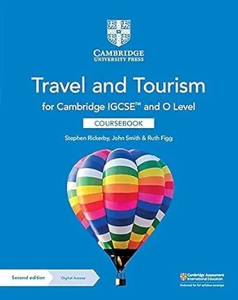 Coperta cărții "Cambridge Igcse(tm) and O Level Travel and Tourism Coursebook with Digital Access (2 Years) (Cambridge International Igcse)" de autor necunoscut