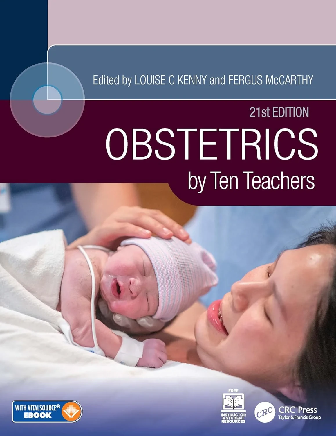Coperta cărții "Obstetrics by Ten Teachers" de autor necunoscut
