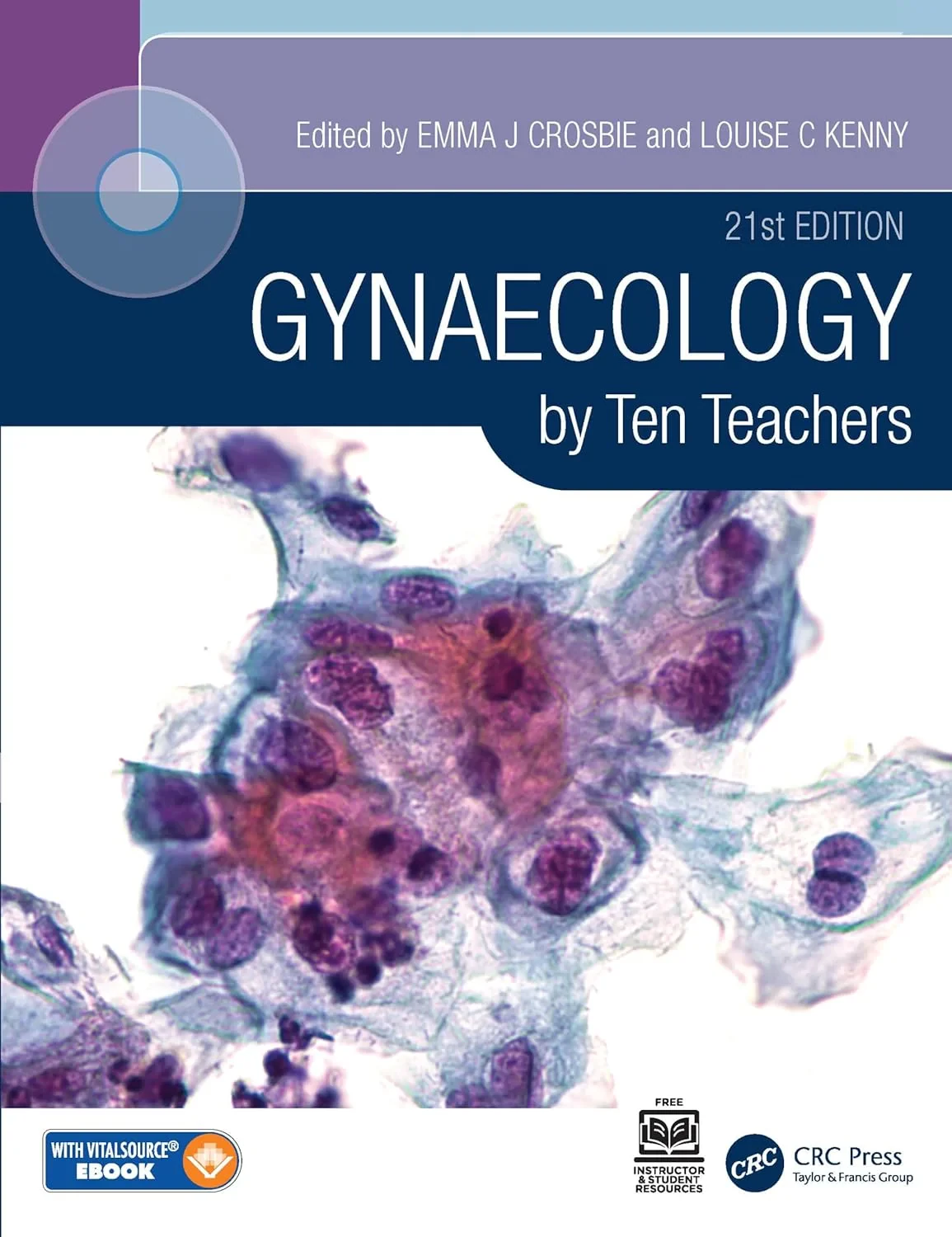 Coperta cărții "Gynaecology by Ten Teachers" de autor necunoscut