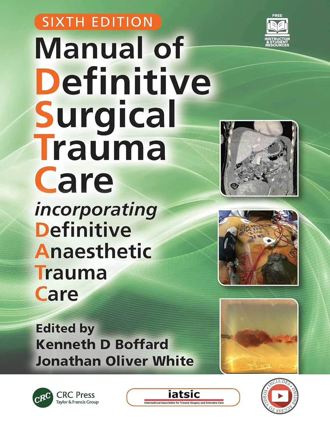 Coperta cărții "Manual of Definitive Surgical Trauma Care: Incorporating Definitive Anaesthetic Trauma Care" de autor necunoscut