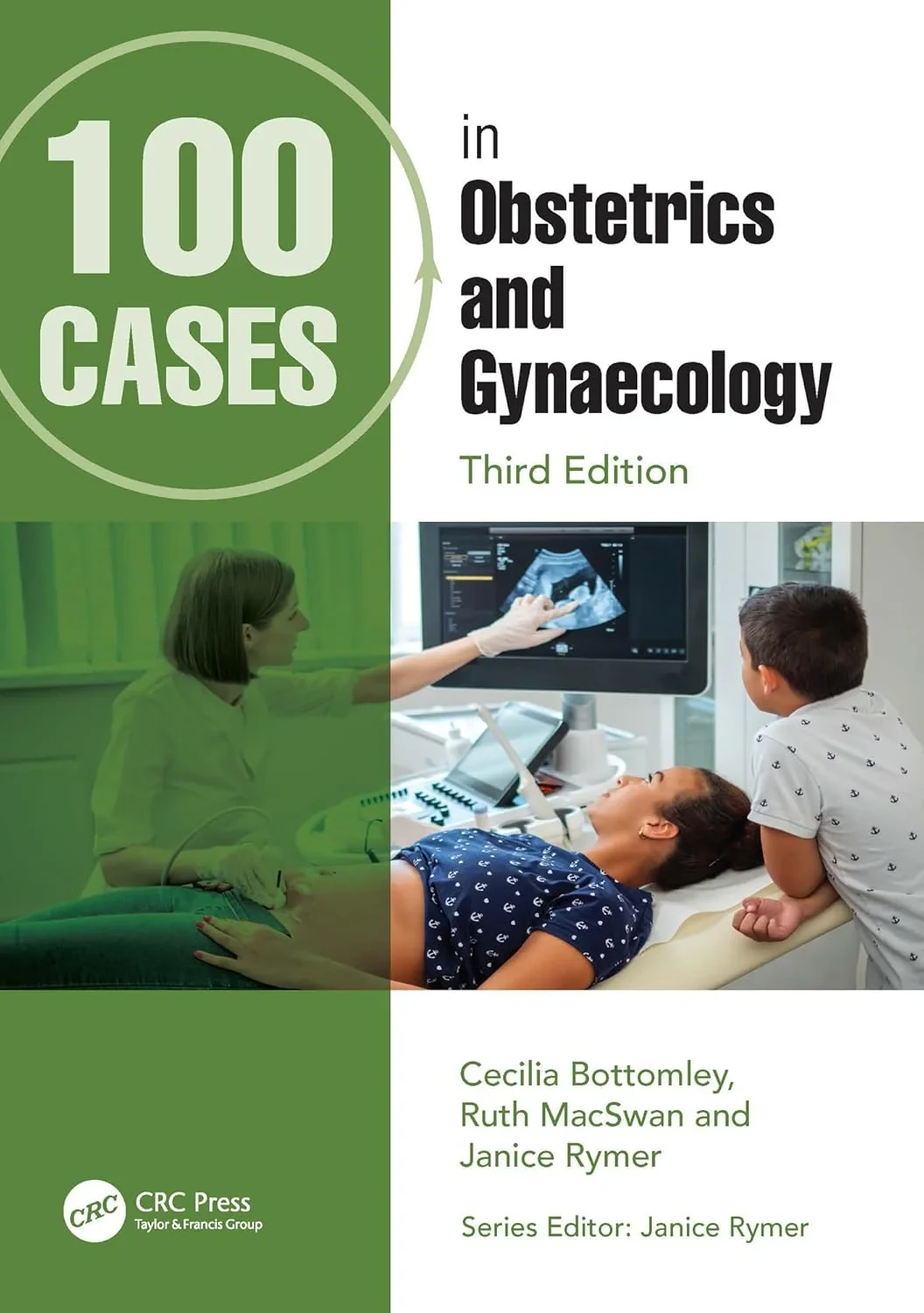 Coperta cărții "100 Cases in Obstetrics and Gynaecology" de autor necunoscut