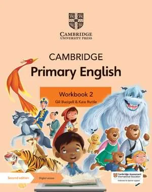 Coperta cărții "Cambridge Primary English Workbook 2 with Digital Access" de autor necunoscut