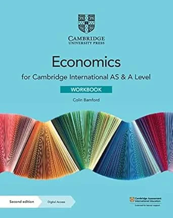 Coperta cărții "Cambridge International AS &amp; A Level Economics Workbook with Digital Access (2 Years)" de autor necunoscut
