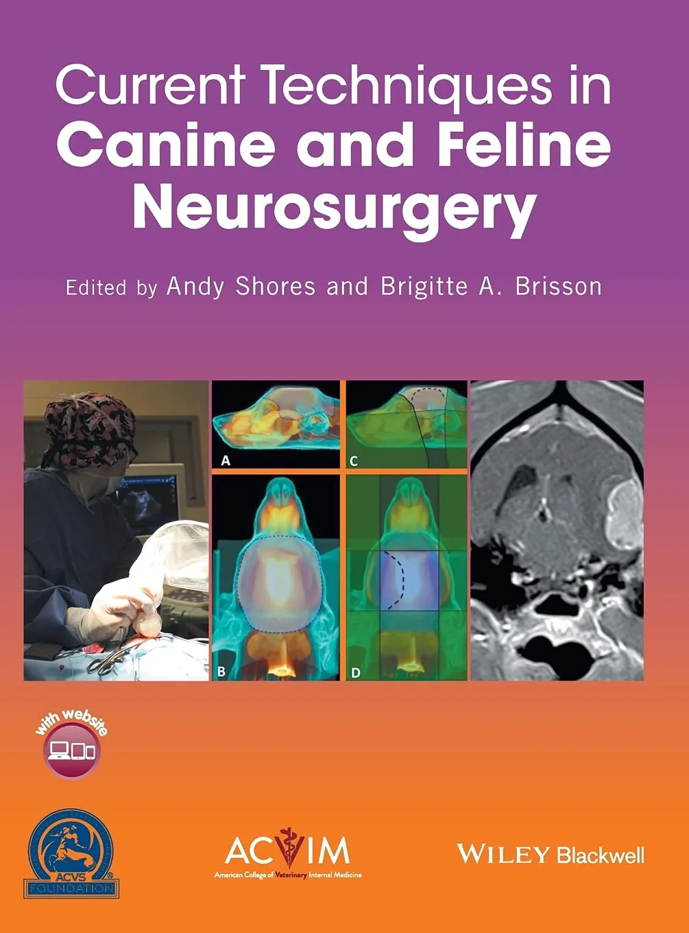 Coperta cărții "Current Techniques in Canine and Feline Neurosurgery" de autor necunoscut