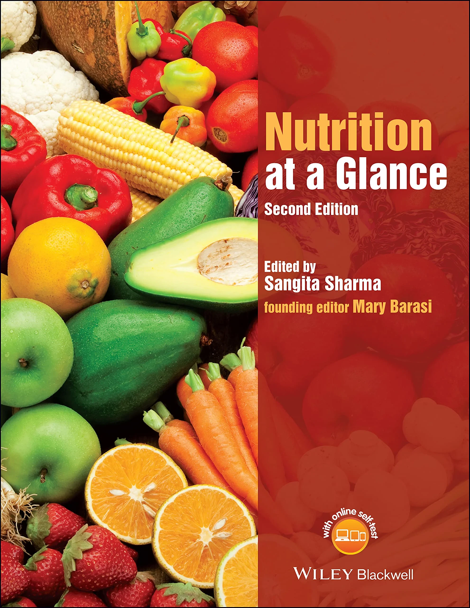 Coperta cărții "Nutrition at a Glance, 2nd Edition" de autor necunoscut