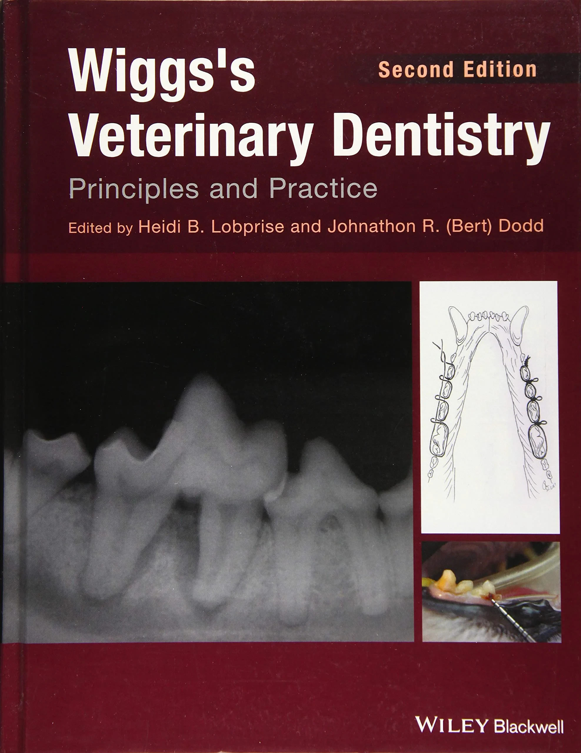 Coperta cărții &quot;Wiggs&amp;amp;#8242;s Veterinary Dentistry: Principles and Practice&quot; de autor necunoscut