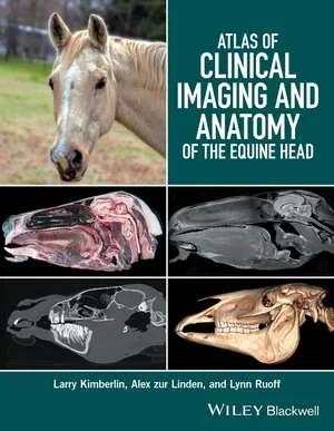 Coperta cărții "Atlas of Clinical Imaging and Anatomy of the Equine Head" de autor necunoscut