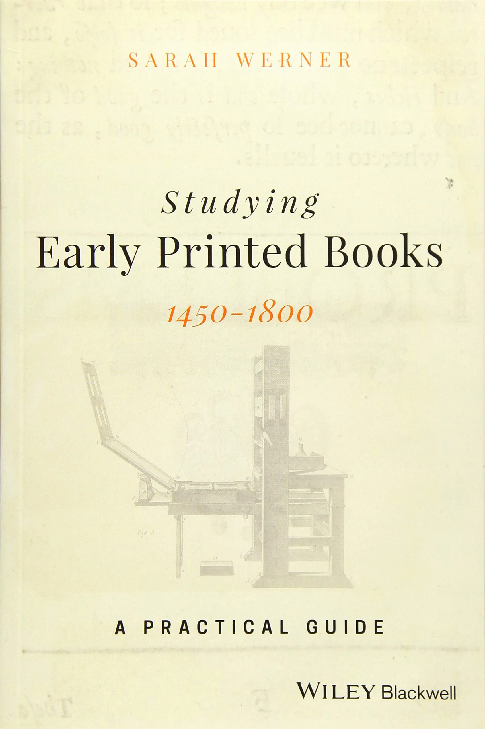 Coperta cărții "Studying Early Printed Books, 1450&amp;#150;1800: A Practical Guide" de autor necunoscut