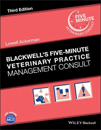 Coperta cărții "Blackwell′s Five&amp;#150;Minute Veterinary Practice Management Consult" de autor necunoscut