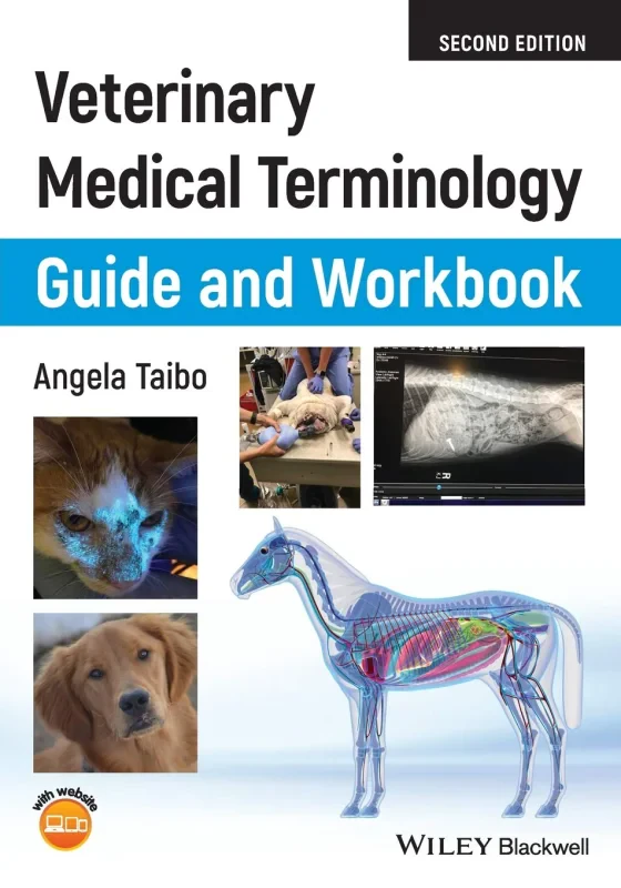 Coperta cărții "Veterinary Medical Terminology Guide and Workbook" de autor necunoscut