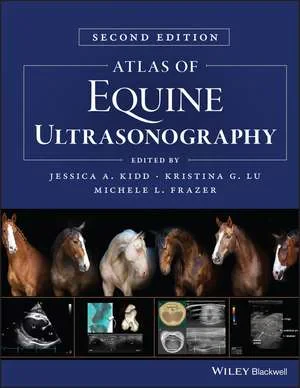Coperta cărții "Atlas of Equine Ultrasonography" de autor necunoscut