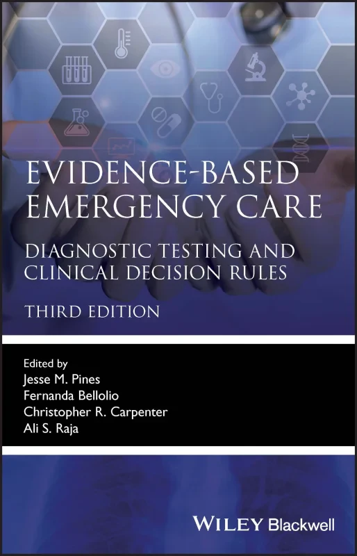 Coperta cărții "Evidence-Based Emergency Care: Diagnostic Testing and Clinical Decision Rules" de autor necunoscut
