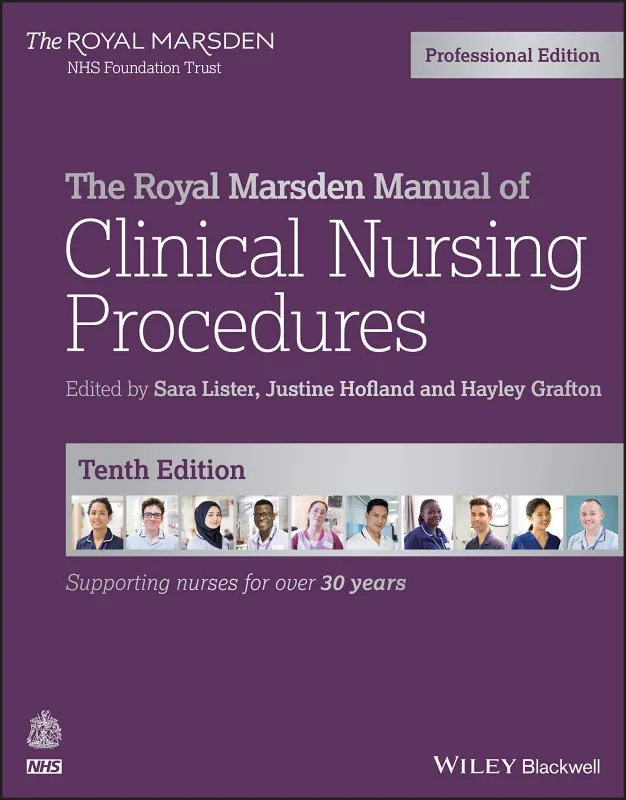 Coperta cărții "The Royal Marsden Manual of Clinical Nursing Procedures" de autor necunoscut