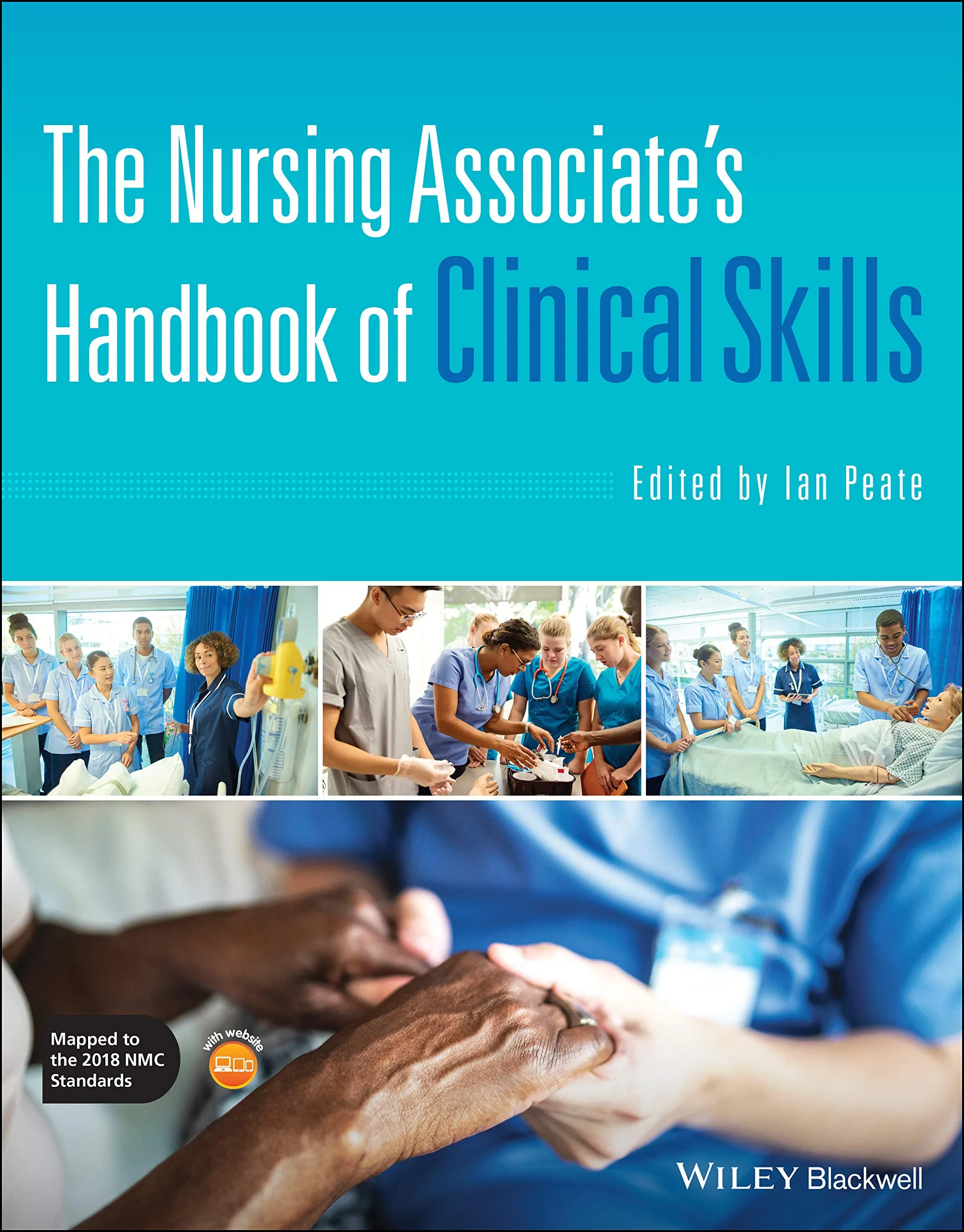 Coperta cărții "The Nursing Associate&amp;#8242;s Handbook of Clinical Skills" de autor necunoscut