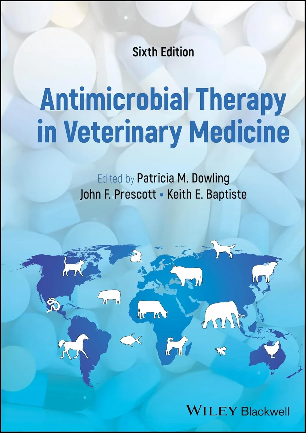 Coperta cărții "Antimicrobial Therapy in Veterinary Medicine" de autor necunoscut