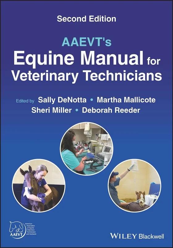 Coperta cărții "AAEVT&amp;#146;s Equine Manual for Veterinary Technicians" de autor necunoscut