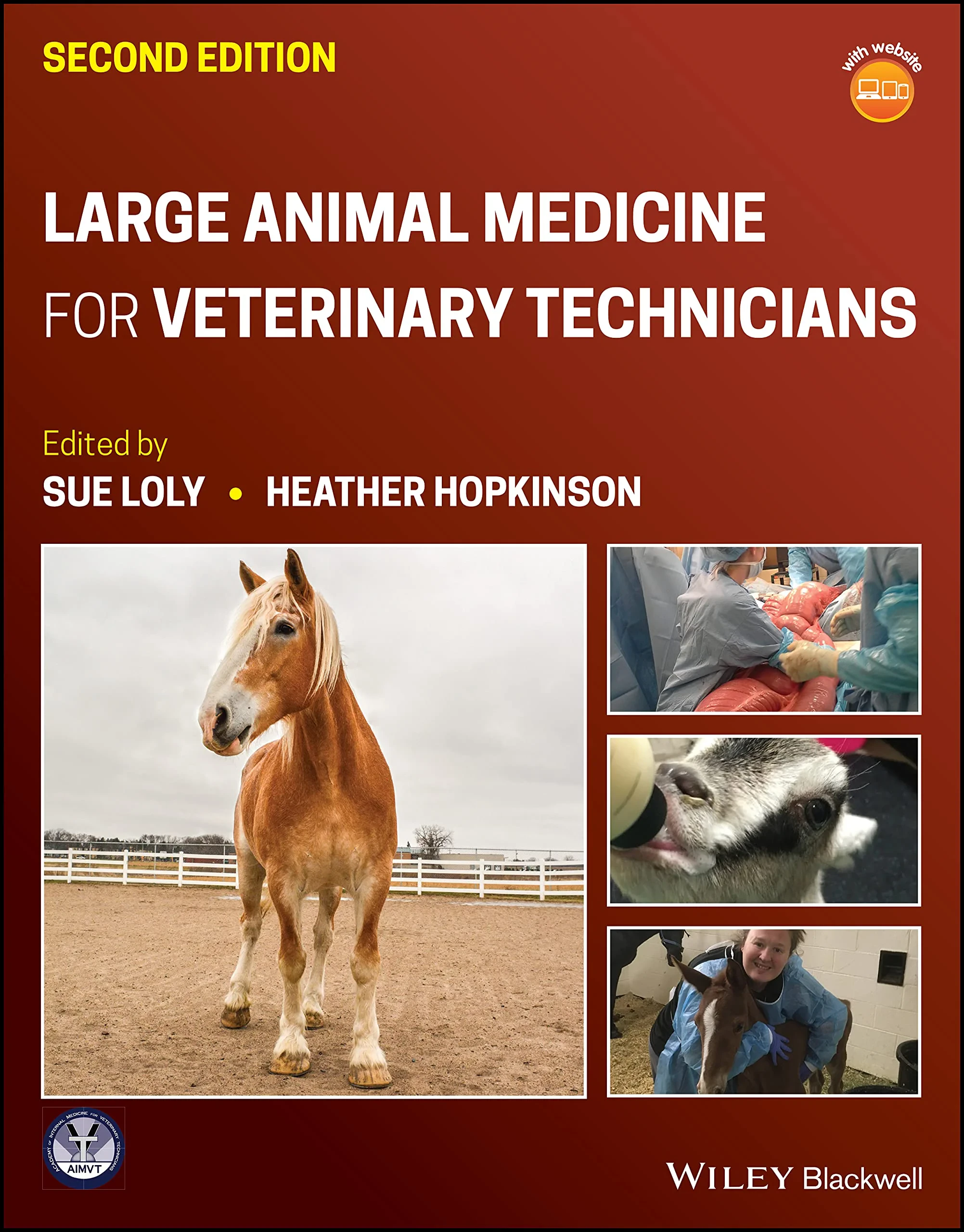 Coperta cărții "Large Animal Medicine for Veterinary Technicians 2nd Edition" de autor necunoscut