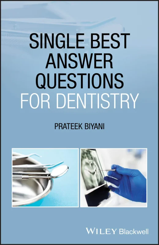 Coperta cărții "Single Best Answer Questions for Dentistry" de autor necunoscut