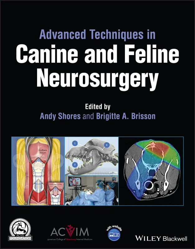 Coperta cărții "Advanced Techniques in Canine and Feline Neurosurgery" de autor necunoscut