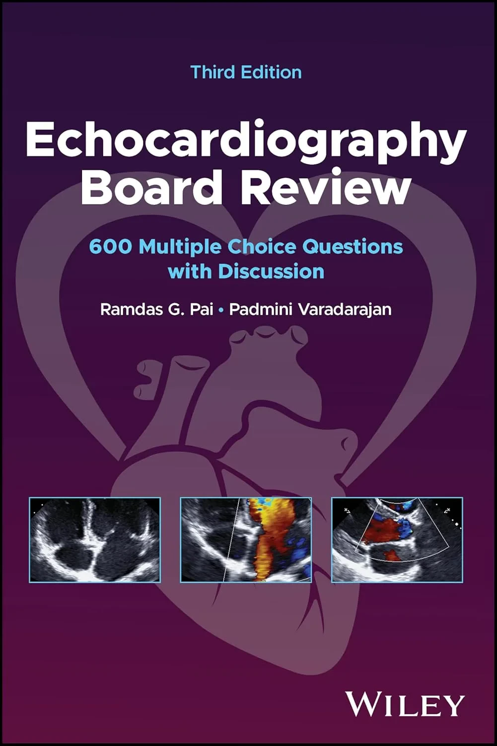 Coperta cărții "Echocardiography Board Review: 600 Multiple Choice Questions with Discussion" de autor necunoscut