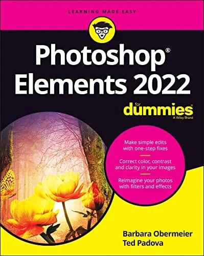 Coperta cărții "Photoshop Elements 2022 For Dummies" de autor necunoscut