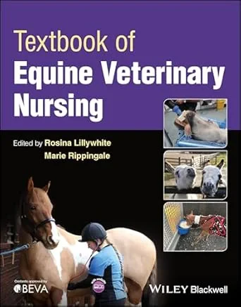 Coperta cărții "Textbook of Equine Veterinary Nursing" de autor necunoscut
