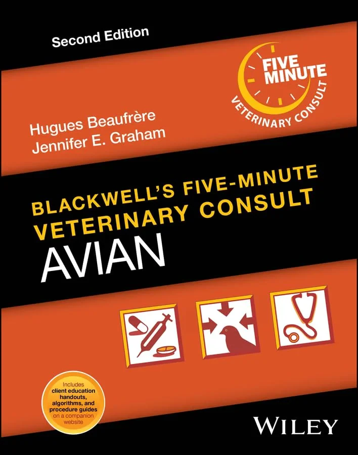 Coperta cărții "Blackwell&amp;#146;s Five-Minute Veterinary Consult: Avian" de autor necunoscut