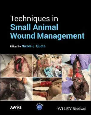 Coperta cărții "Techniques in Small Animal Wound Management" de autor necunoscut