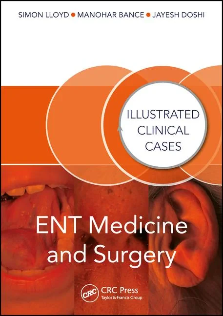 Coperta cărții "ENT Medicine and Surgery: Illustrated Clinical Cases" de autor necunoscut
