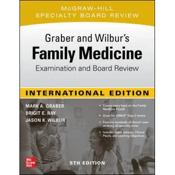 Coperta cărții "Graber and Wilbur&amp;#146;s Family Medicine Examination and Board Review, Fifth Edition (Family Practice Examination and Board Review)" de autor necunoscut