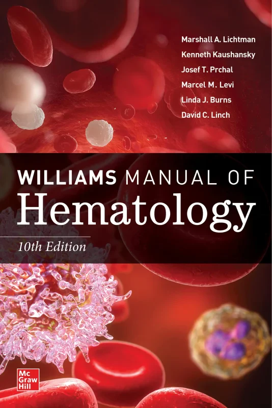 Coperta cărții "Williams Manual of Hematology, Tenth Edition" de autor necunoscut