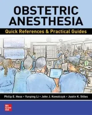 Coperta cărții "Obstetric Anesthesia: Quick References &amp; Practical Guides" de autor necunoscut