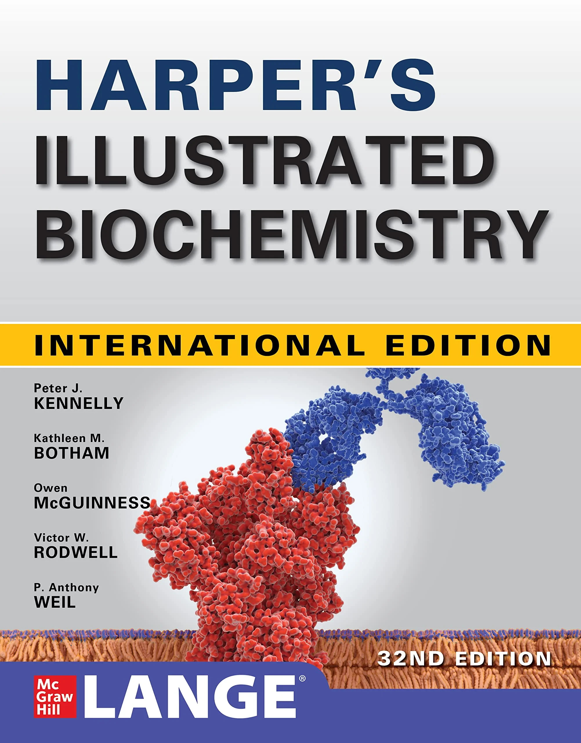 Coperta cărții "Harper&amp;#146;s Illustrated Biochemistry 32/e" de autor necunoscut