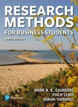 Coperta cărții "Research Methods for Business Students" de autor necunoscut