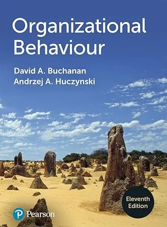 Coperta cărții "Organizational Behaviour" de autor necunoscut