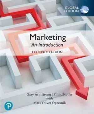 Coperta cărții "Marketing: An Introduction, Global Edition" de autor necunoscut