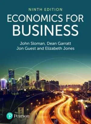 Coperta cărții "Economics for Business" de autor necunoscut