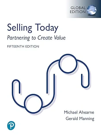 Coperta cărții "Selling Today: Partnering to Create Value, Global Edition" de autor necunoscut